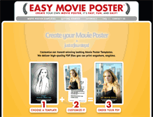 Tablet Screenshot of easymovieposter.com